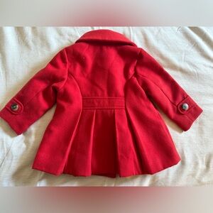 Old Navy Vibrant Red Kids Pea Coat